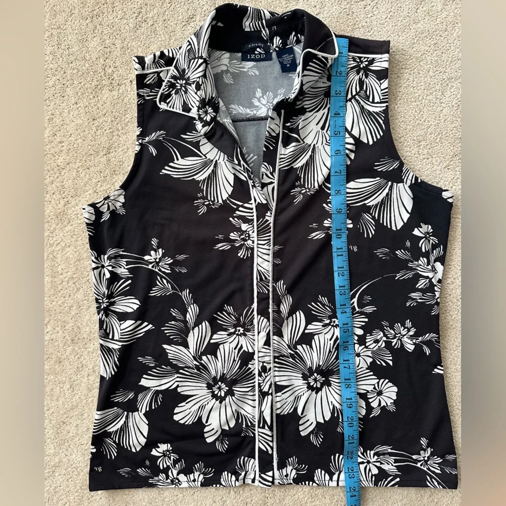 Izod Black and Gray Patterned Shirt - Picture 4 of 6